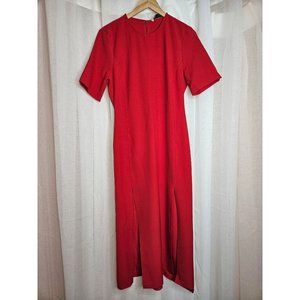 Zara Long Red Dress M